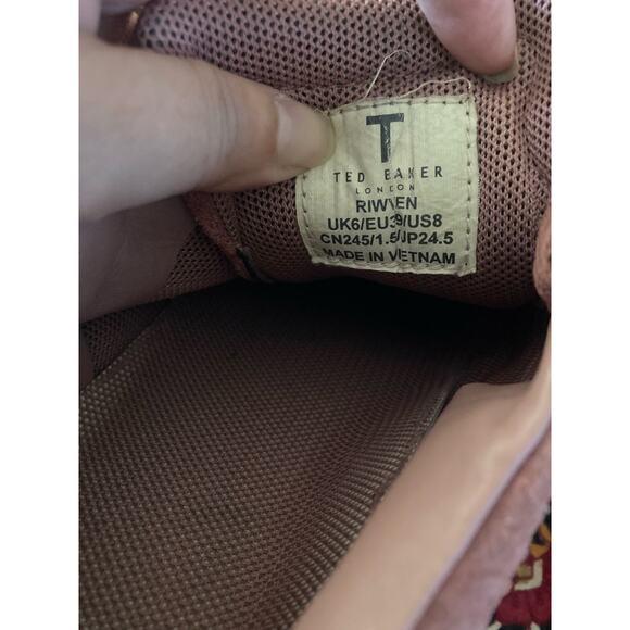 Ted Baker London Women's Riwven Fashion Sneaker Shoe Size 8 Pink Mauve - Picture 7 of 7